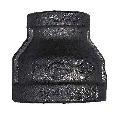 REDCP1214B 1/2" X 1/4" Reducing Coupling, Malleable 150#, Black